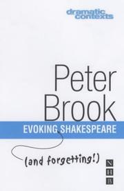 Cover of: Evoking (and Forgetting!) Shakespeare by Peter Brook, Peter Brook