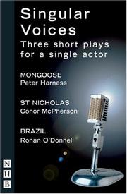 Cover of: Singular (Male) Voices by Peter Harness, Owen McCafferty, Ronan O'Connell