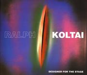 Cover of: Ralph Koltai | Ralph Koltai