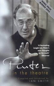 Cover of: Pinter in the theatre