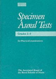 Cover of: Specimen Aural Tests