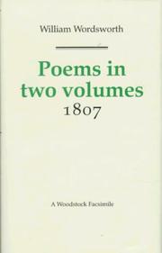 Poems in two volumes by William Wordsworth