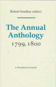 Cover of: The Annual Anthology: 1799,1800 (Revolution and Romanticism, 1789-1834)