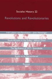 Cover of: Socialist History Journal 22 by Kevin Morgan