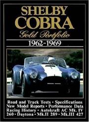 Cover of: Shelby Cobra G. P., 1962-1969 (Gold Portfolio)