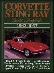 Cover of: Corvette Stingray, 1963-1967 G-P (Gold Portfolio)