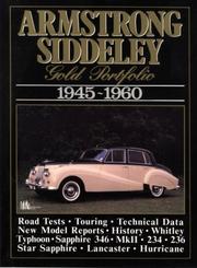 Cover of: Armstrong Siddeley by R.M. Clarke