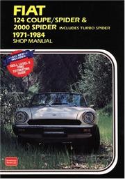 Cover of: Fiat 124 Coupe / Spider & 2000 Spider: 1971-1984 Shop Manual (Workshop Manual Fiat)