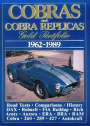 Cover of: Cobras and Cobra Replicas: Gold Portfolio, 1962-1989