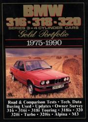Cover of: BMW 316-318-320 Gold Portfolio 1975-90 (4 cyl.) (Gold Portfolio) by R.M. Clarke