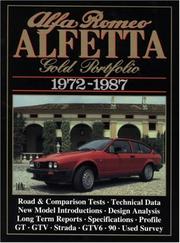 Cover of: Alfa Romeo Alfetta 1972-87-GP (Gold Portfolio) by R.M. Clarke