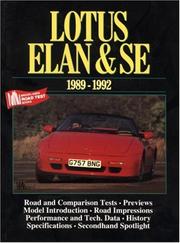 Cover of: Lotus Elan & SE 1989-92 by R.M. Clarke