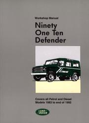 Cover of: Land Rover 90/110 Defend. WSM (2 vols) (Official Workshop Manuals) by Brooklands Books Ltd