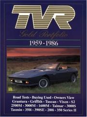 Cover of: TVR Gold Portfolio 1959-86 (Gold Portfolio)