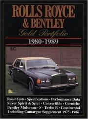 Cover of: Rolls-Royce and Bentley 1980-1989 Gold Portfolio