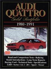 Cover of: Audi Quattro, 1980-91 Gold Portfolio