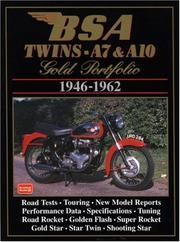 Cover of: Bsa Twn A7 A10 46-62 Gp (Gold Portfolio)