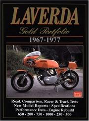 Cover of: Laverda Gold Portfolio 1967-1977 (Gold Portfolio) | R.M. Clarke