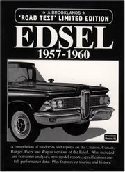 Cover of: Edsel 1957-1960 Road Test by R.M. Clarke