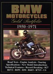 Cover of: BMW Motorcycles Gold Portfolio 1950-1971