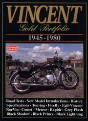 Cover of: Vincent 1945-1980 Gold Portfolio
