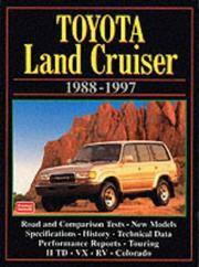 Cover of: Toyota Land Cruiser: 1988-1997 (Brooklands Road Tests S.)