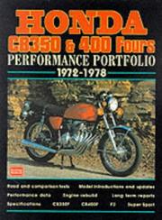 Cover of: Honda CB350 & 400 Fours: Performance Portfolio 1972-1978 (Performance Portfolio)
