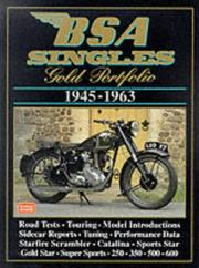 Cover of: BSA Singles 1945-63 Gold Portfolio