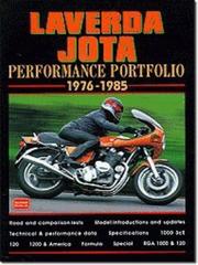 Cover of: Laverda: Performance Portfolio 1978-1988 (Performance Portfolio)