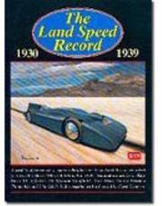 Cover of: The Land Speed Record 1930-1939