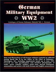 Cover of: German Military Equipment WW2 (Military Catalogue)