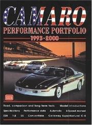 Cover of: Camaro Performance Portfolio by R.M. Clarke