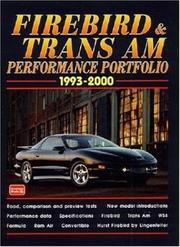 Cover of: Firebird and Trans Am Performance Portfolio: 1993-2000 (Performance Portfolio)