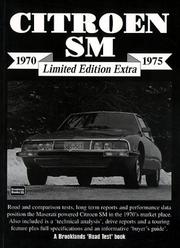 Cover of: Citroen SM 1970-75