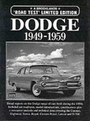 Cover of: Dodge 1949-1959 (Limited Edition)