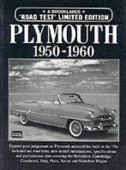 Cover of: Plymouth 1950-60 by R.M. Clarke