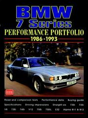 Cover of: BMW 7 Series Performance Portfolio 1986-1993 (Performance Portfolio) by R. M. Clarke