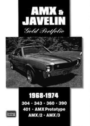 Cover of: AMX & Javelin 1968-1974 Gold Portfolio