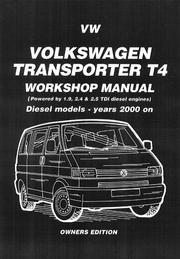 Cover of: VW Transporter T4 Mnl, Diesel 2000 on (Diesel Models 2000 on) | Brooklands Books Ltd