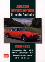 Cover of: Jensen Interceptor Ultimate Portfolio 1966-92 (Ultimate Portfolio) by R. M. Clarke