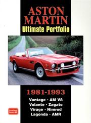 Cover of: Aston Martin Ultimate Portfolio 1981-1993 (Ultimate Portfolio)