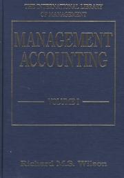 Cover of: Management accounting