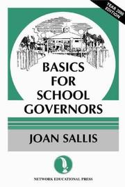 Basics for School Governors by Joan Sallis