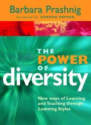 Cover of: The Power of Diversity (Visions of Education) by Barbara Prashnig