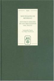 Cover of: Mocedades de Rodrigo: estudio y edición de los tres estados del texto