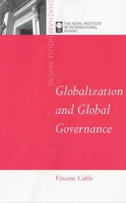 Cover of: Globalization and global governance