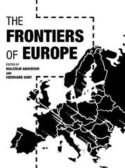 Cover of: The frontiers of Europe by edited by Malcolm Anderson and Eberhard Bort.