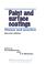 Cover of: Paint and surface coatings