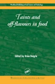 Cover of: Taints and off-flavours in food