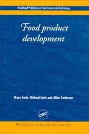 Cover of: Food product development